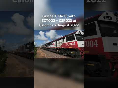 Fast SCT 1471S with SCT013 - CSR023 at Calomba 7 August 2022 #train #sct #australiantrains