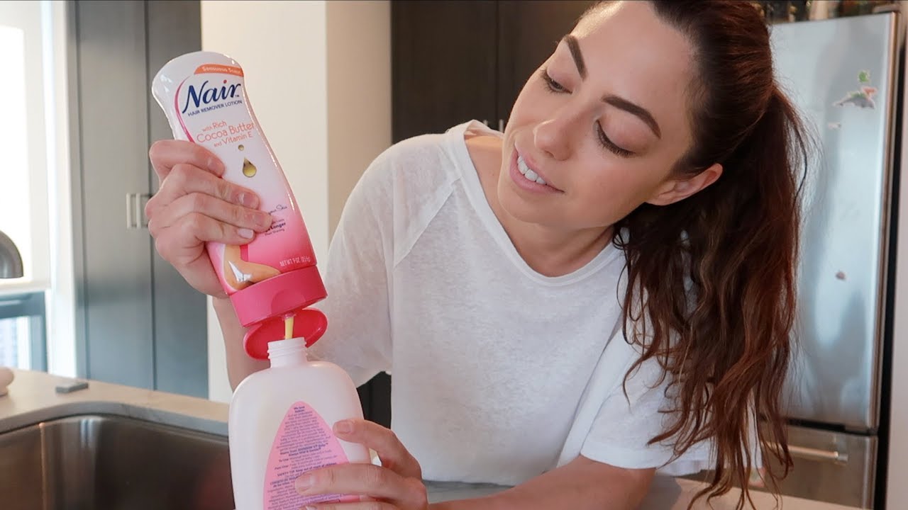 GIRLFRIEND TRICKS BOYFRIEND INTO USING NAIR!!