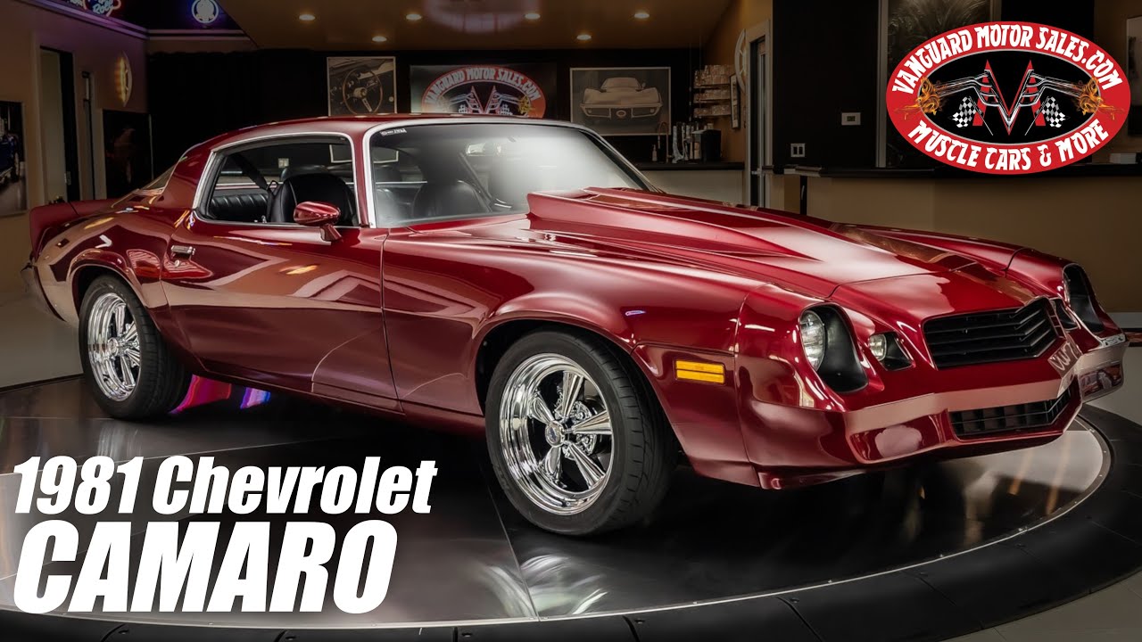 1981 Chevrolet Camaro Restomod For Sale Vanguard Motor Sales #1462