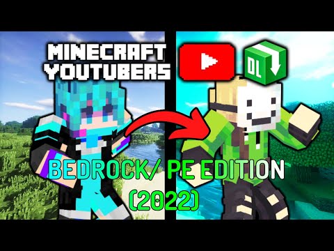 JoshInklingStuffs - How To Get Youtuber Skins In Minecraft Bedrock/PE Edition