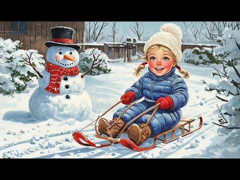 🌞 Pesnička pre deti 🌞 Padá sniežik, Animované video , Slovak kids songs