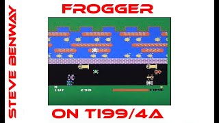 Frogger on Texas Instruments TI99/4a