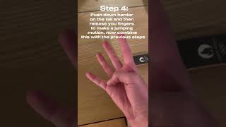 How to Ollie on a Fingerboard or Tech Deck #techdeck #fingerboard #fingerboarding #tutorial #tricks