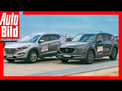 Neuer Mazda CX-5 vs Hyundai Tucson (2017) Test/Review/Fahbericht/Neu