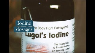 Iodine dosages