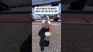 Me on the way to the buffet when I just got on the cruise 😂 🦆 #mememonday #cruiselife