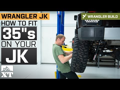 How To Fit 35" Tires on Your Jeep Wrangler JK | Jeep Gets 3" Teraflex Lift and 35"s Installed