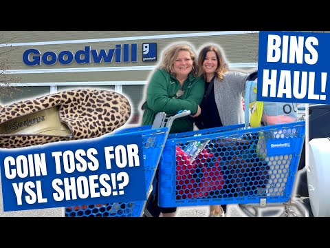 Finally back at the Bins! Burberry & Dr. Martens Goodwill Outlet Haul Almost 50 items for under $90!