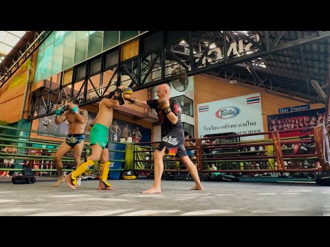 Training At Fairtex Muay Thai Fight Academy Pattaya | MMA | Boxing | Fitness 