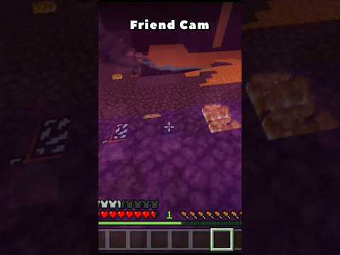 Clever Nether Trap to Prank Friends in Minecraft 😂😉