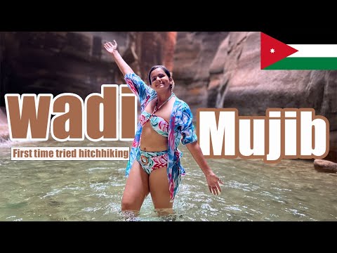 Wadi al-Mujib: This Was Unexpected!! | Reached by Hitchhiking | Adventure around Canyon