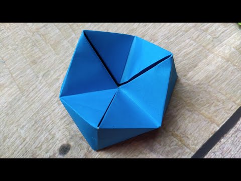 How to make origami moving Flexagon | Paper Flexagon