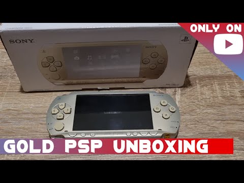 *Limited Edition* Sony PSP 1000 Champagne Gold Unboxing