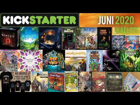 Brettspiele auf Kickstarter im Juni 2020 (1.Hälfte) - Kickstartervorschau -