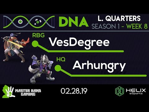 DNA 1.8 - RBG | VesDegree (Ike) vs HQ | Arhungry (Zelda) - L Quarterfinals