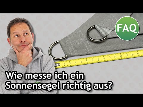 Anleitung: Wie messe ich ein Sonnensegel richtig aus? | FAQ ☀️ Pina
