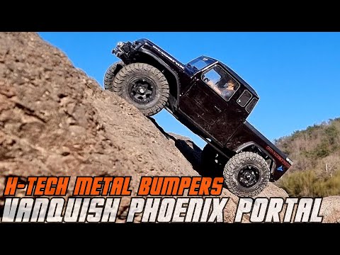 RC Car Vanquish VS4-10 Phoenix Portal Rock Crawling & Installing New Bumpers