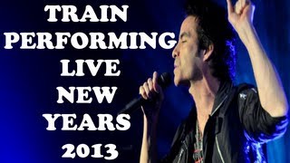 Train Performing "Imagine" Live! -- Times Square -- New Years 2013!