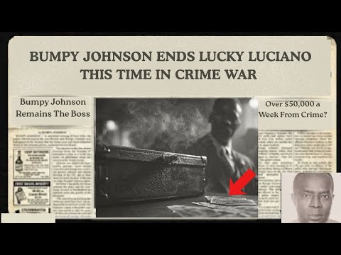 Lucky Luciano Wanted Bumpy Johnson's $50,000/Week Numbers Racket— End Of 12 Men Made Boss Retreat!