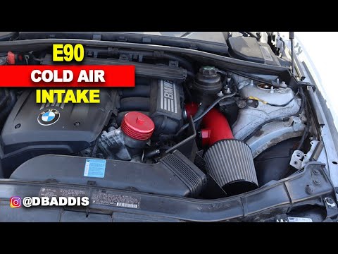 E90 Cold Air Intake: It Sounds Amazing (Driving sound clips at the End of Video)