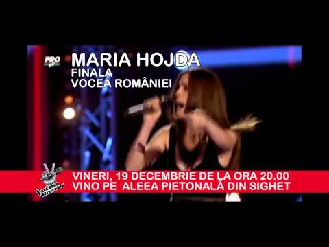 Sustine-o pe MARIA HOJDA in finala Vocea Romaniei!