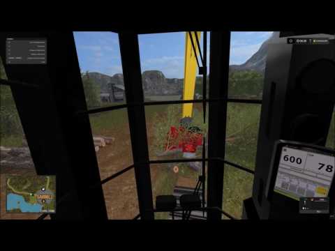 [FS17] Catterpillar Harvester Simulator (FDR Logging Mods)