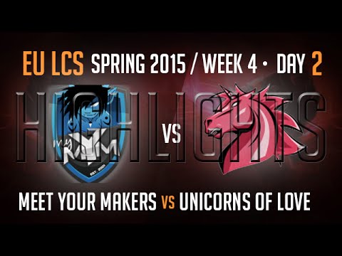 MYM vs UOL (Highlights) | S5 EU LCS Week 4 Day 2 Game 5 2015 | MeetYourMakers vs Unicorns of Love