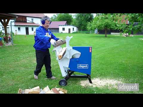 Diskinės malkų pjovimo staklės HS730, 700 mm, 4.5 kW 400 V, Scheppach video