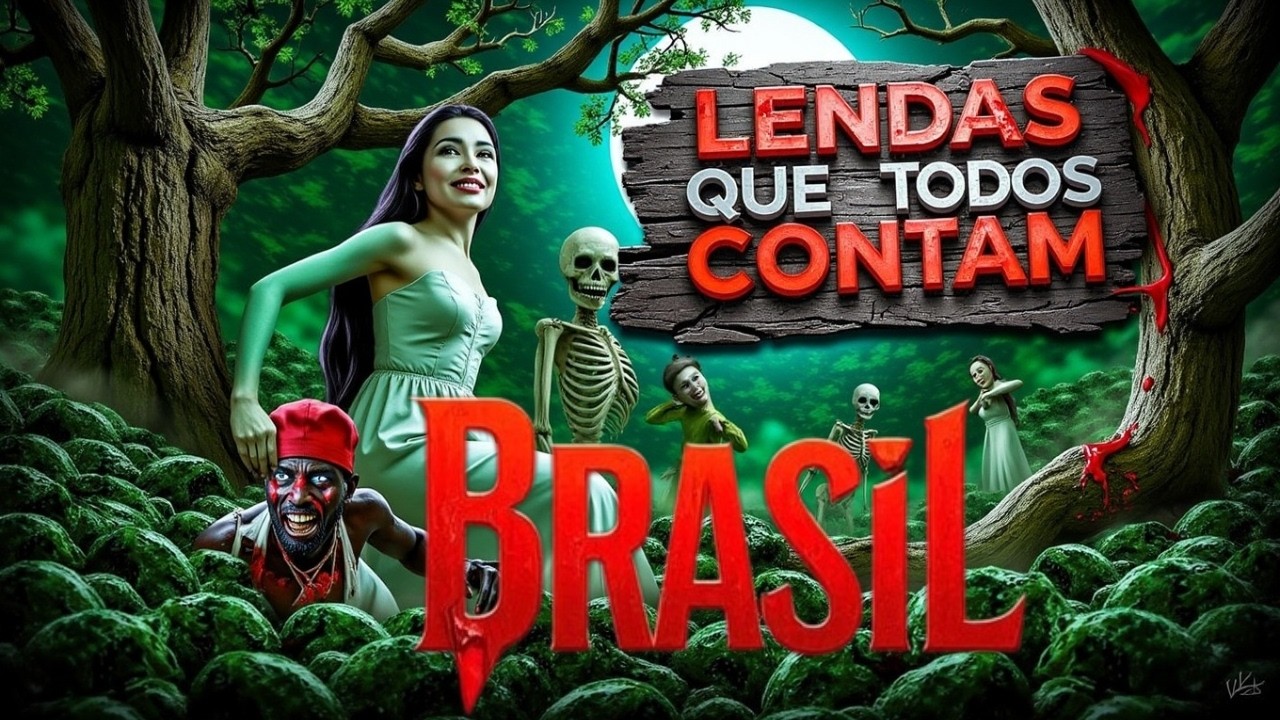 6 LENDAS QUE TODOS CONTAM - CONTOS DE TERROR BRASIL