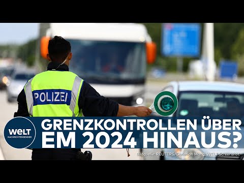 Video Thumbnail: MIGRATION DEUTSCHLAND: Union & FDP wollen Grenzkontrollen über die EM 2024 hinaus verlängern