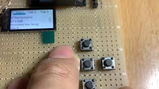 LVGLによるスイッチ入力(キーパッド入力)