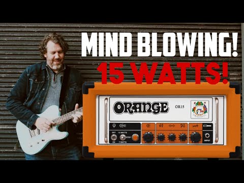 Orange 0R15 Amp Head - A Mini Rockerverb?