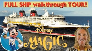 IT&#39;S A DISNEY MAGIC SHIP TOUR: Full Walkthrough *DISNEY CRUISE LINE*