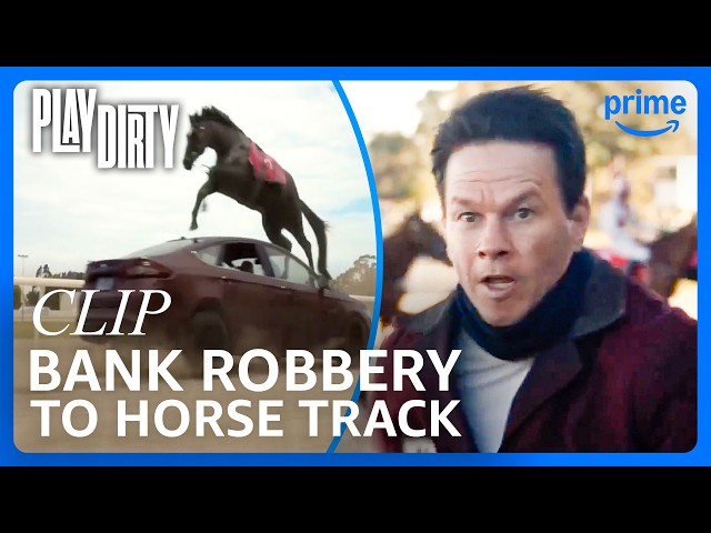Bank Heist Leads to Horse Track Mayhem - Clip