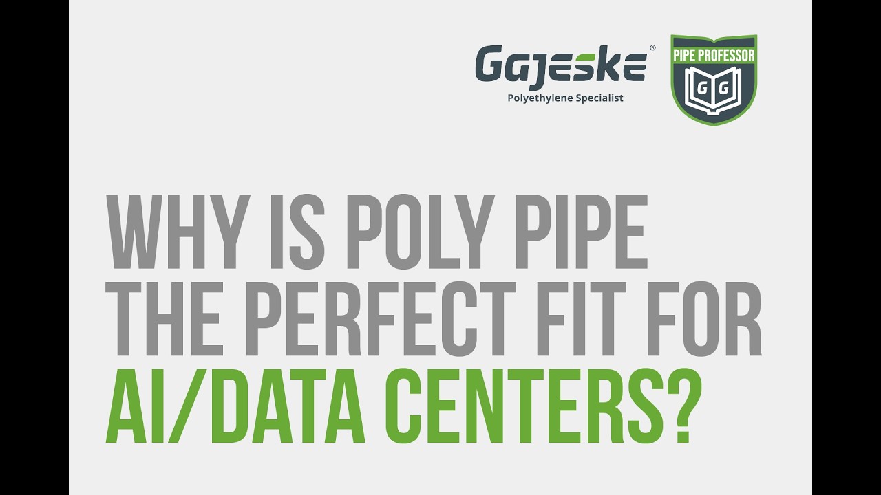 Poly Pipe for data center infrastructure
