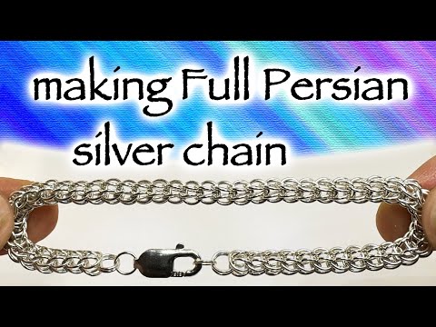 How to make Full Persian chain (a traditional chainmail weave)
