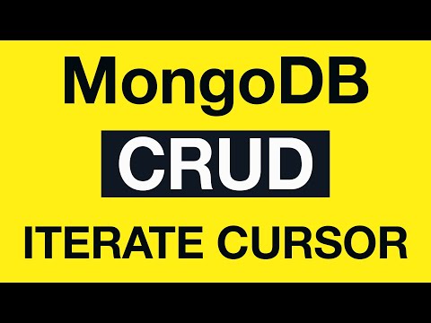 MongoDB CRUD Operations 14 Iterate Cursor in MongoDB Shell