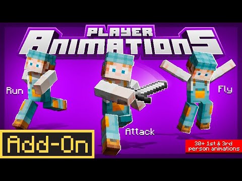 Player Animations Add-On - Minecraft Marketplace Trailer