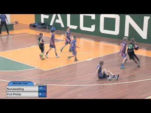 MUVJBL Regional u12B Grand Final Nunawading vs. Port Phillip   13 September 2015