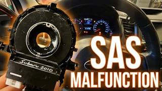 Solved ! C0071 steering angle sensor (SAS) malfunction on a Subaru Outback 2013,