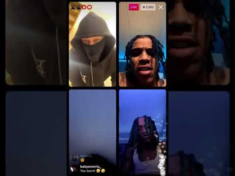 Edot baby and Sha ek man’s Pj glizzy arguing with C blu On ig live on who has more money 😂😂