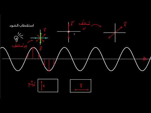 الصف الحادي عشر الفيزياء الموجات الكهرومغناطيسية والتداخل الاستقطاب الخطّي والدائريّ للضوء
