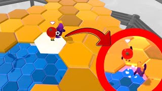 足場を走って壊してくる人をつかみで落として成敗するゴミプwww【Fall Guys】
