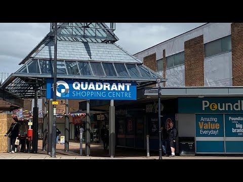 Quadrant shopping centre Dunstable town England.