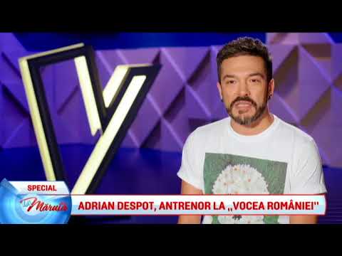 Adrian Despot, antrenor la "Vocea Romaniei"
