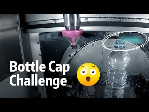 Bottle Cap Challenge mit der Fräsmaschine!