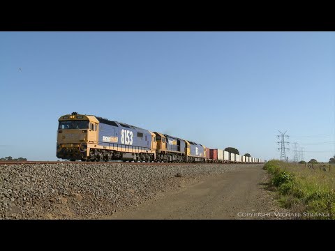7902V  Pacific National Mildura Containers - PoathTV Australian Trains & Railways