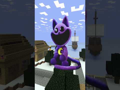 Smiling Critters in Winter Minecraft! NextBots from Small to Big! #garrysmod