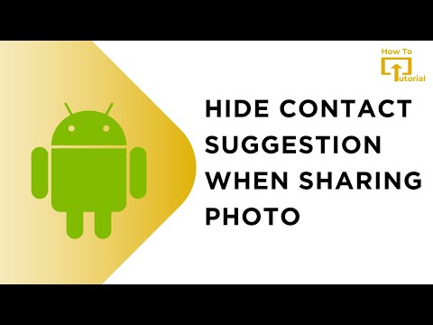 Hide contacts suggestion when sharing photo from gallery: how to remove share suggestions on android