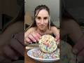 Confetti Cookie Ice Cream Sandwich Icecream Dessert Food